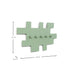 Kapstok TETROMINO Dusty Green 40x3.5x21.5cm Spinder Design-Kapstokken-Spinder