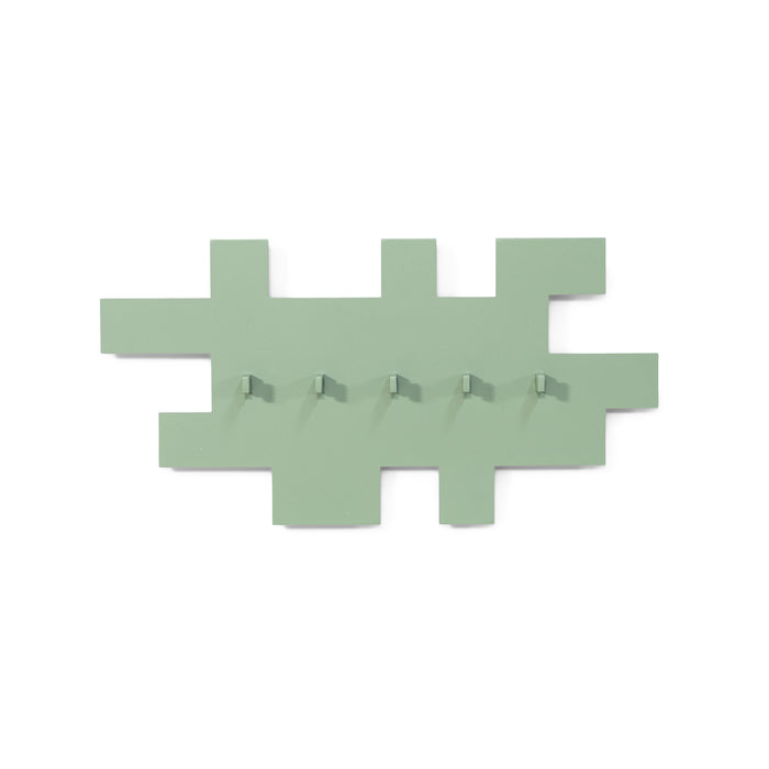Kapstok TETROMINO Dusty Green 40x3.5x21.5cm Spinder Design-Kapstokken-Spinder