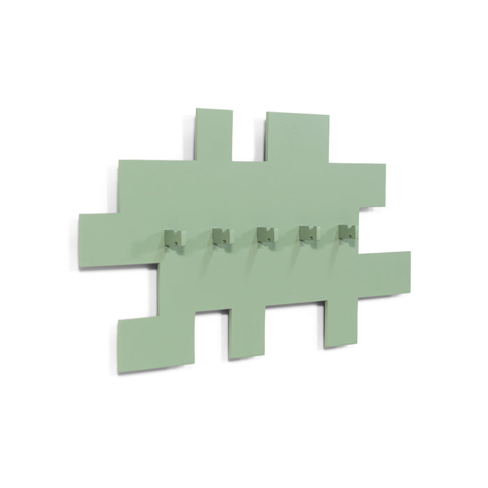 Kapstok TETROMINO Dusty Green 40x3.5x21.5cm Spinder Design-Kapstokken-Spinder