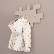 Kapstok TETROMINO Silky Taupe 40x3.5x21.5cm Spinder Design-Kapstokken-Spinder