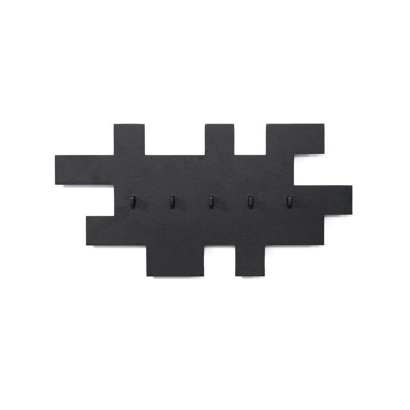 Kapstok TETROMINO Zwart 40x3.5x20.5cm Spinder Design-Kapstokken-Spinder