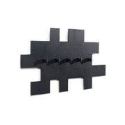 Kapstok TETROMINO Zwart 40x3.5x20.5cm Spinder Design-Kapstokken-Spinder
