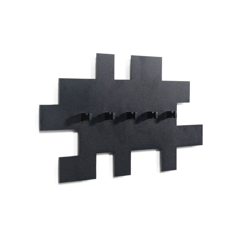 Kapstok TETROMINO Zwart 40x3.5x20.5cm Spinder Design-Kapstokken-Spinder
