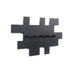 Kapstok TETROMINO Zwart 40x3.5x20.5cm Spinder Design-Kapstokken-Spinder