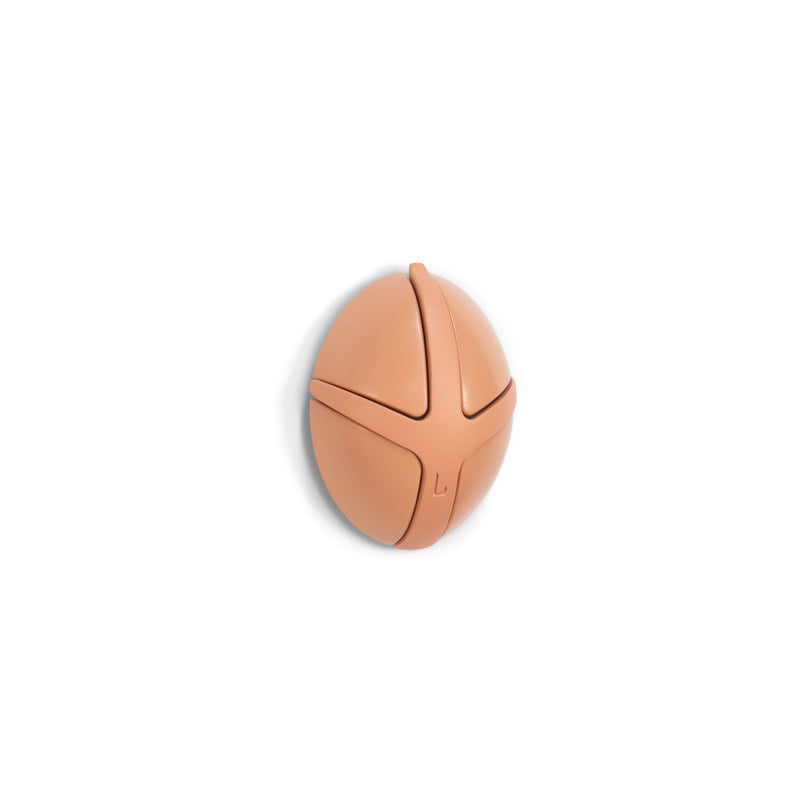 Kapstok TICK Clay Terra 7.5x3.5x9.5cm Spinder Design-Kapstokken-Spinder