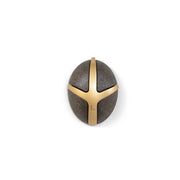Kapstok TICK Donkerbruin Goud 7.5x3.5x9.5cm Spinder Design-Kapstokken-Spinder