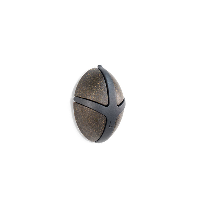 Kapstok TICK Donkerbruin Zwart 7.5x3.5x9.5cm Spinder Design-Kapstokken-Spinder