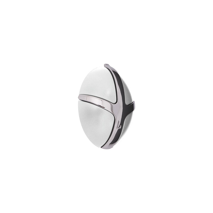 Kapstok TICK Wit Chroom 7.5x3.5x9.5cm Spinder Design-Kapstokken-Spinder