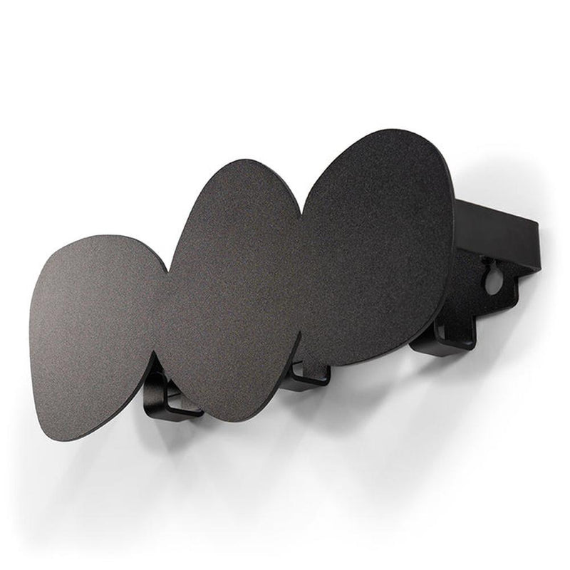 Kapstok TUMULO small Zwart 35x8x14.5cm Spinder Design-Kapstokken-Spinder