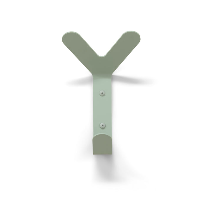 Kapstok Wandhaak FRONDO Staal Dusty Green 16x8.5x37.5cm Spinder-Kapstokken-Spinder