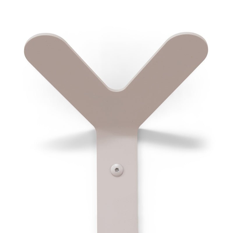 Kapstok Wandhaak FRONDO Staal Silky Taupe 16x8.5x37.5cm Spinder-Kapstokken-Spinder