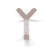 Kapstok Wandhaak FRONDO Staal Silky Taupe 16x8.5x37.5cm Spinder-Kapstokken-Spinder