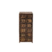 Lamp Bruin Recycled hout 34 cm-Tafellampen-J-Line