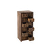 Lamp Bruin Recycled hout 34 cm-Tafellampen-J-Line