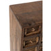 Lamp Bruin Recycled hout 34 cm-Tafellampen-J-Line