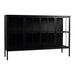 Kast Cave Zwart 41x140 cm-Opbergkasten-PTMD
