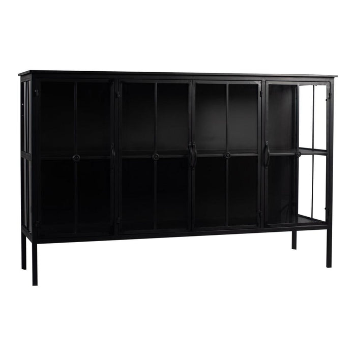 Kast Cave Zwart 41x140 cm-PTMD