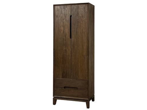 Kast Cortez Mangohout Bruin 40x75x200 cm-Opbergkasten-Livingfurn
