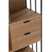 Kast Different Compartments Hout | Metaal Natuurlijk-Opbergkasten-J-Line