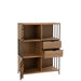 Kast Different Compartments Hout | Metaal Natuurlijk-Opbergkasten-J-Line