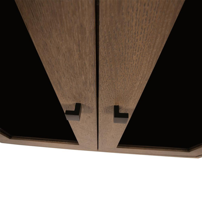 Kast Eiken Bruin 40x90 cm-Wanddecoratie-PTMD