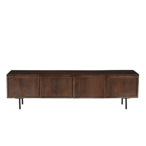 Kast Elan Mangohout Bruin 40x180x50 cm-TV-meubels-Livingfurn