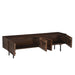 Kast Elan Mangohout Bruin 40x180x50 cm-TV-meubels-Livingfurn
