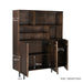 Kast Elan Mangohout Bruin 45x135x170 cm-Opbergkasten-Livingfurn