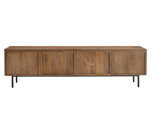 Kast Elan Mangohout Naturel hout 180x40 cm-Opbergkasten-Livingfurn