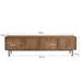 Kast Elan Mangohout Naturel hout 40x180x50 cm-TV-meubels-Livingfurn