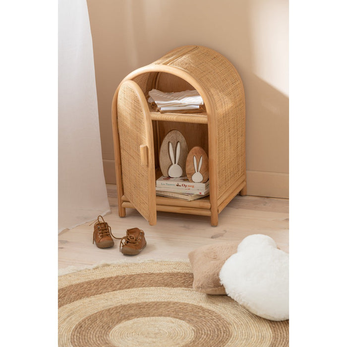 Kast Ellen klein rotan naturel-Opbergkasten-J-Line