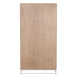 Kast High 2 Doors Zigzag Hout | Metaal Natuurlijk | Wit-Opbergkasten-J-Line