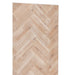 Kast High 2 Doors Zigzag Hout | Metaal Natuurlijk | Wit-Opbergkasten-J-Line