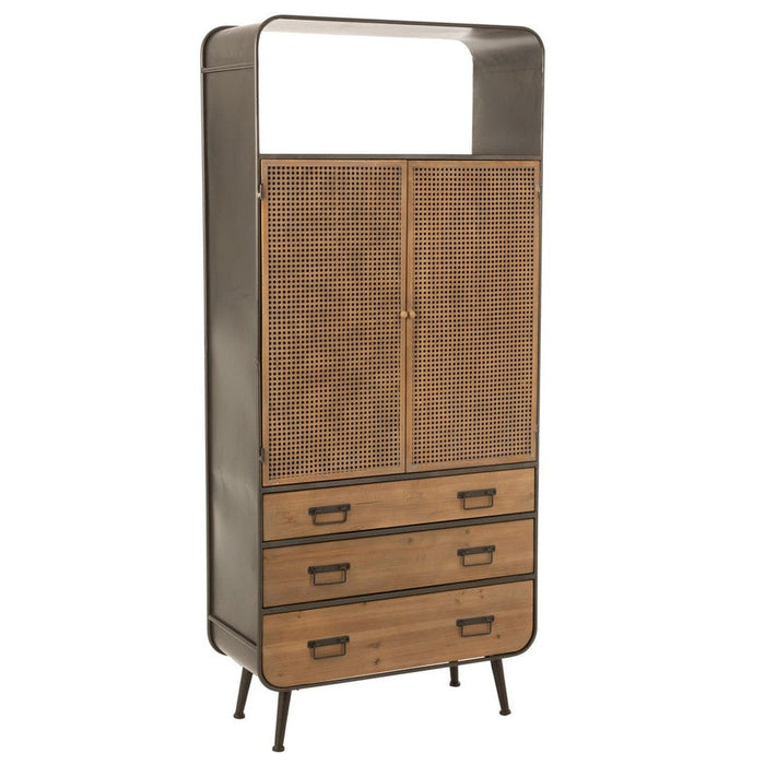 Lamp Naturel Fir hout 35 cm-Tafellampen-J-Line
