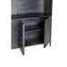 Kast Kala Mangohout Zwart 120x40x200 cm-Opbergkasten-Livingfurn