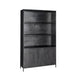 Kast Kala Mangohout Zwart 120x40x200 cm-Opbergkasten-Livingfurn