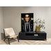 Kast Kala Mangohout Zwart 160x45x45 cm-TV-meubels-Livingfurn