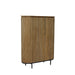 Kast Lausanne Teakhout Naturel hout 43x115x151 cm-Opbergkasten-Livingfurn