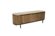 Kast Lausanne Teakhout Naturel hout 43x170x56 cm-TV-meubels-Livingfurn