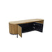 Kast Lausanne Teakhout Naturel hout 43x170x56 cm-TV-meubels-Livingfurn