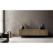 Kast Lausanne Teakhout Naturel hout 43x210x56 cm-TV-meubels-Livingfurn