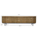 Kast Lausanne Teakhout Naturel hout 43x210x56 cm-TV-meubels-Livingfurn