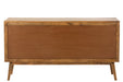 Kast Lora 2deuren+3laden mango hout bruin-Dressoirs-J-Line