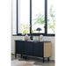 Lamp Zwart Mindi hout 46 cm-Tafellampen-J-Line