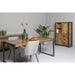 Kast Nairobi Mangohout Naturel hout 100x43x150 cm-Opbergkasten-Livingfurn