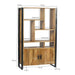 Kast Nairobi Mangohout Naturel hout 110x43x180 cm-Opbergkasten-Livingfurn