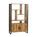 Kast Nairobi Mangohout Naturel hout 110x43x180 cm-Opbergkasten-Livingfurn