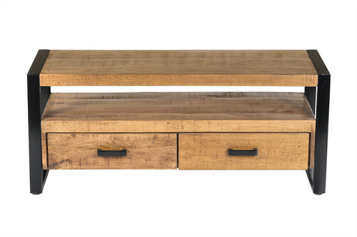 Kast Nairobi Mangohout Naturel hout 120x45x50 cm-TV-meubels-Livingfurn
