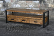 Kast Nairobi Mangohout Naturel hout 150x45x50 cm-TV-meubels-Livingfurn