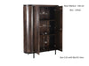 Kast Noor Mangohout Bruin 115x43x151 cm-Opbergkasten-Livingfurn